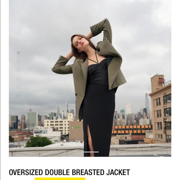 New Zara Double Breasted Blazer (Oversized) - Picture 2 of 7
